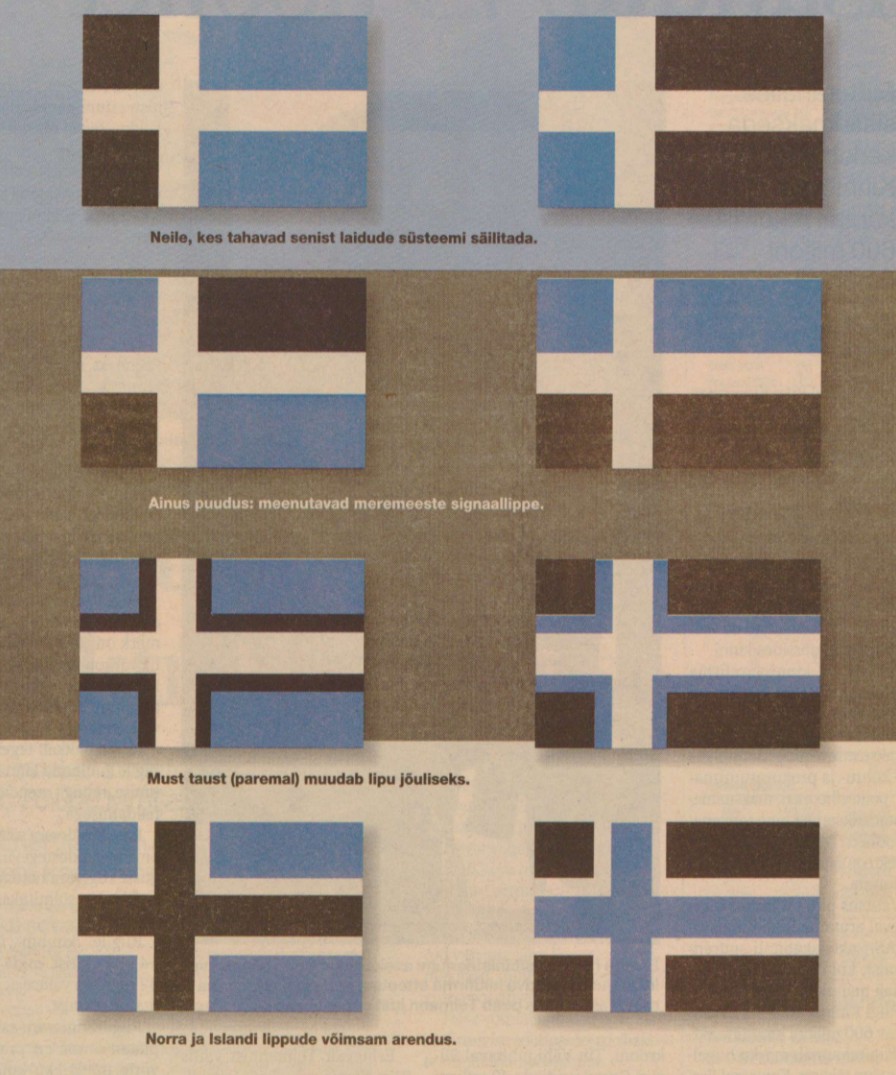 Kangro cross flag proposal 1919