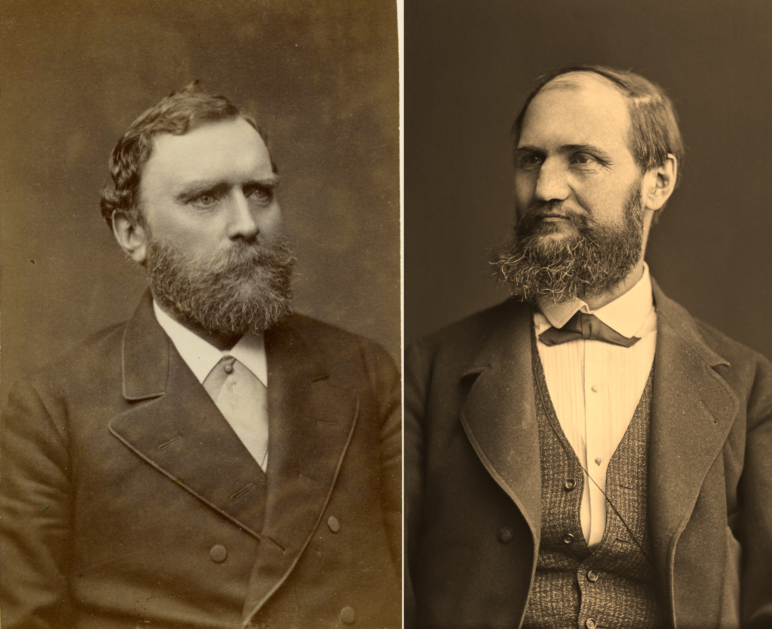 portrait photos of Lagerborg and Chydenius