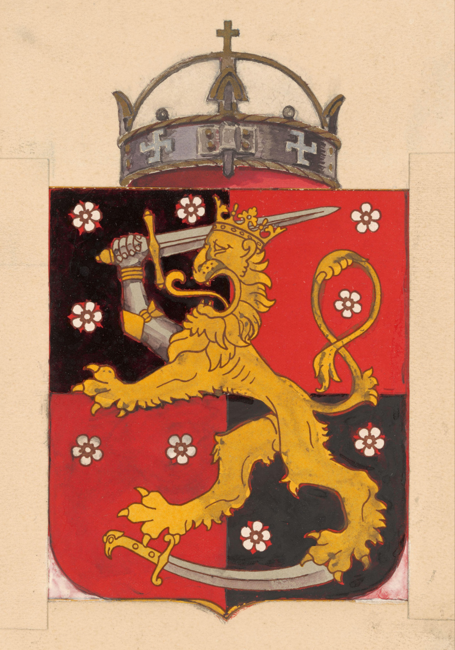 Gallen kallela coat of arms proposal 1929